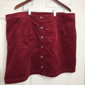 😍 Forever 21 Corduroy skirt Plus size